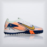 Tachos Jr. Mercurial Vapor 16 TF Blanco Coral Marino, vista 2 — X Cleats MX