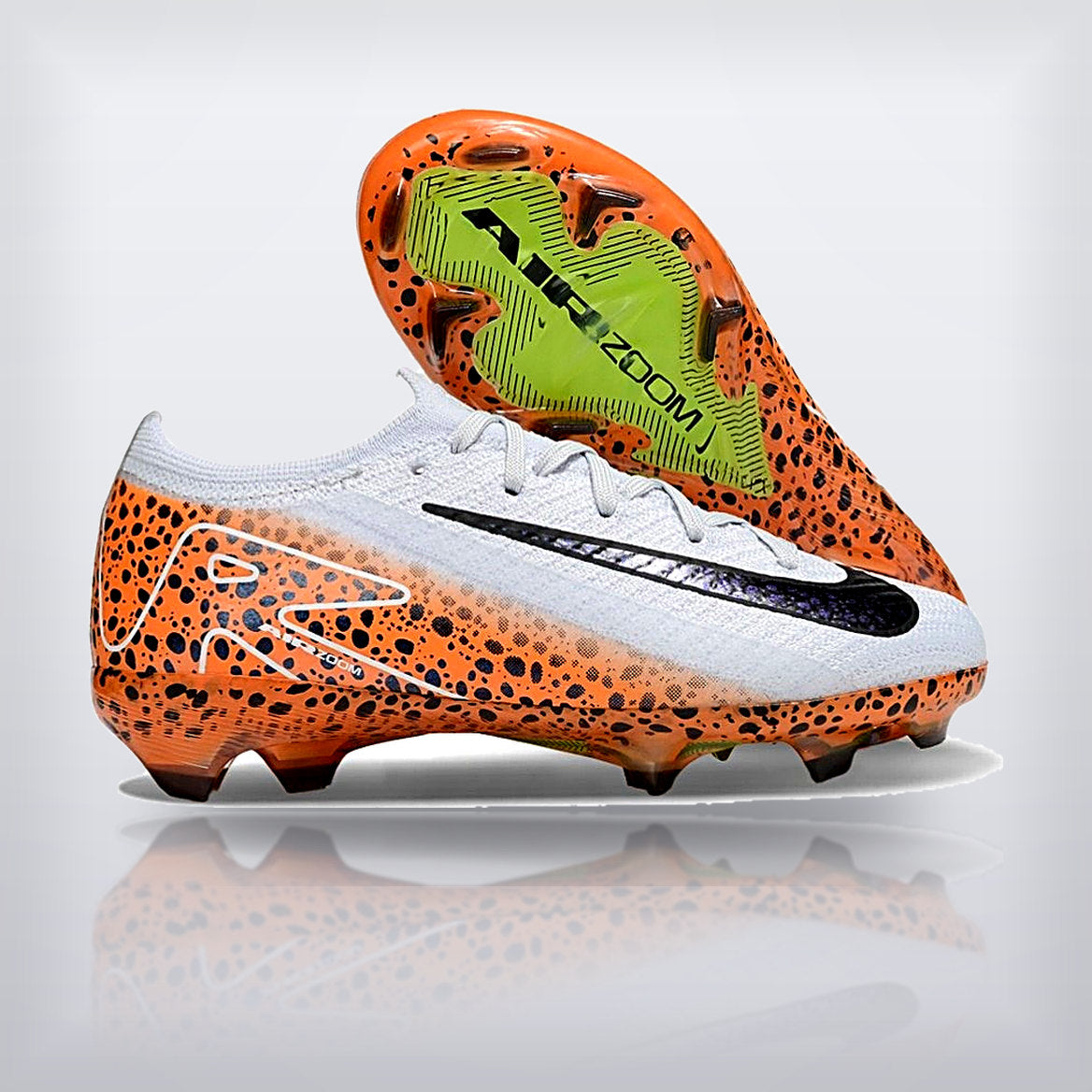 Tachos Jr. Mercurial Superfly 10 FG Safari Naranja Crema — X Cleats MX