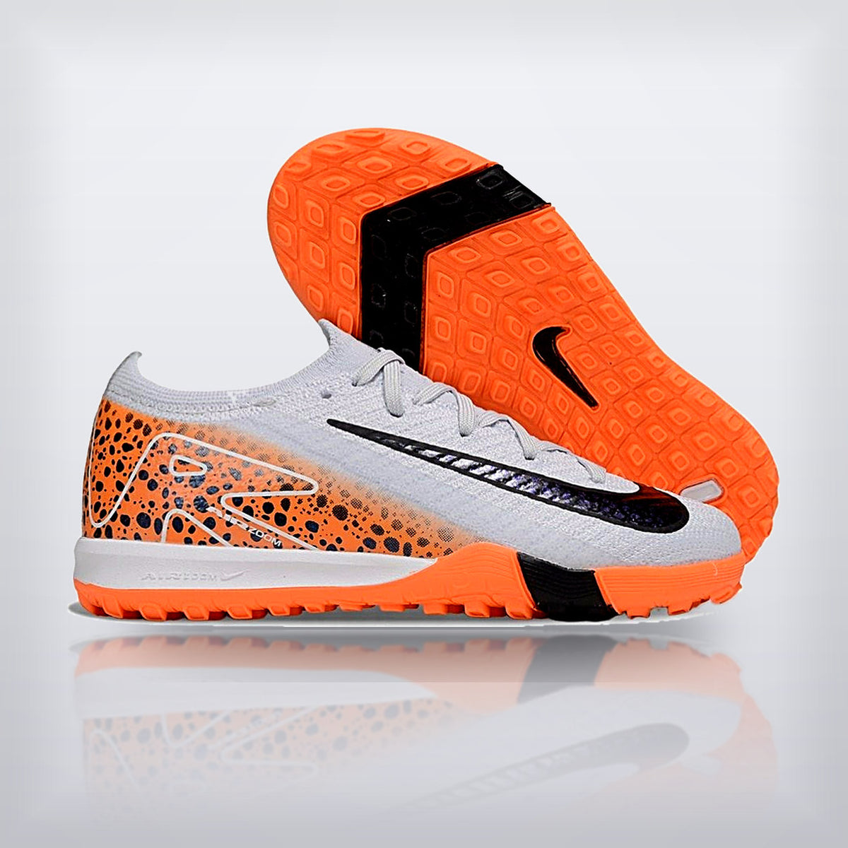 Tachos Jr. Mercurial Vapor 16 TF Safari Naranja Blanco — X Cleats MX