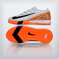 Tachos Jr. Mercurial Vapor 16 TF Safari Naranja Blanco, vista 2 — X Cleats MX