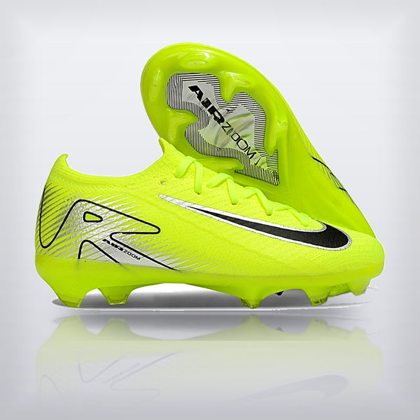 Tachos Jr. Mercurial Vapor 16 FG Volt Blanco — X Cleats MX