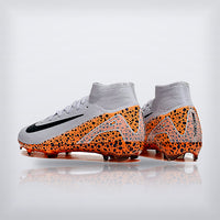 Tachos Jr. Mercurial Superfly 10 FG Safari Naranja, vista 3 — X Cleats MX