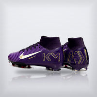 Tachos Jr. Mercurial Superfly 10 FG Mbappe Morado, vista 3 — X Cleats MX