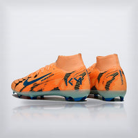 Tachos Jr. Mercurial Superfly 10 FG Naranja Tigre — X Cleats MX