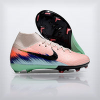Tachos Jr. Mercurial Superfly 10 FG Rosa Menta, vista 3 — X Cleats MX