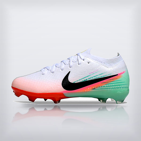 Tachos Jr. Mercurial Vapor 16 FG Blanco Menta — X Cleats MX