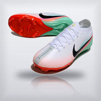 Tachos Jr. Mercurial Vapor 16 FG Blanco Menta, vista 3 — X Cleats MX
