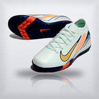 Tachos Jr. Mercurial Vapor 16 TF Blanco Naranja, vista 2 — X Cleats MX