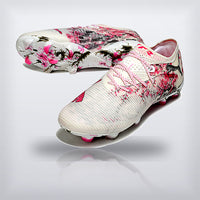 Tachos Future 9 Ultimate FG Blanco Sakura, vista 4 — X Cleats MX