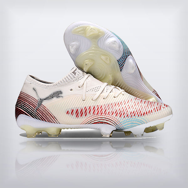 Tachos Future 9 Ultimate FG Blanco Rojo — X Cleats MX