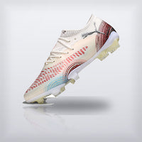 Tachos Future 9 Ultimate FG Blanco Rojo, vista 2 — X Cleats MX
