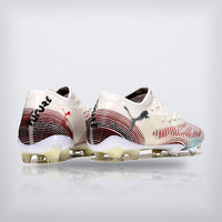 Tachos Future 9 Ultimate FG Blanco Rojo, vista 4 — X Cleats MX