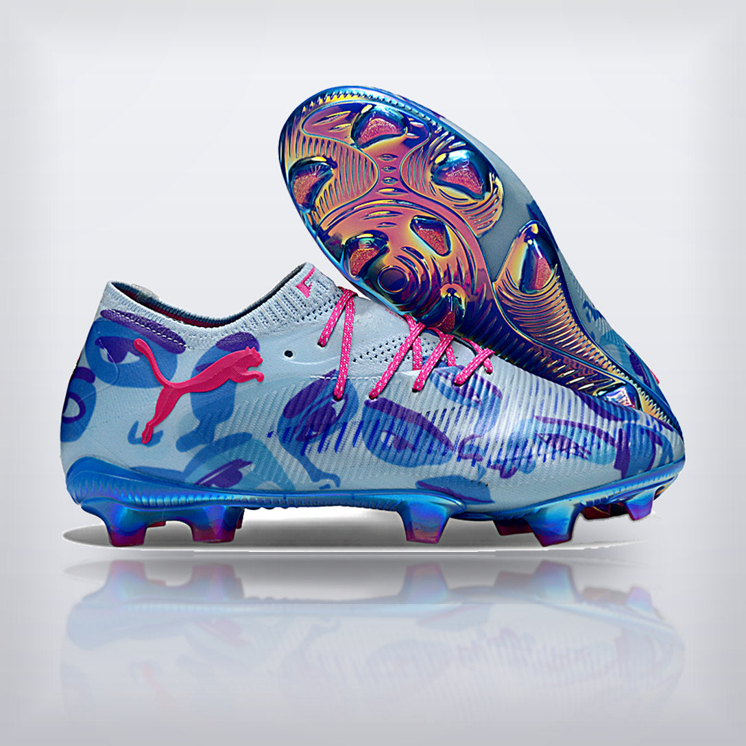 Tachos Future 9 Ultimate FG Azul Rosa — X Cleats MX