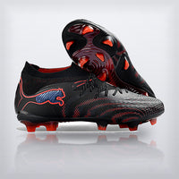 Tachos Future 9 Ultimate FG Negro Rojo — X Cleats MX
