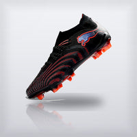 Tachos Future 9 Ultimate FG Negro Rojo, vista 3 — X Cleats MX