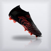 Tachos Future 9 Ultimate FG Negro Rojo, vista 4 — X Cleats MX