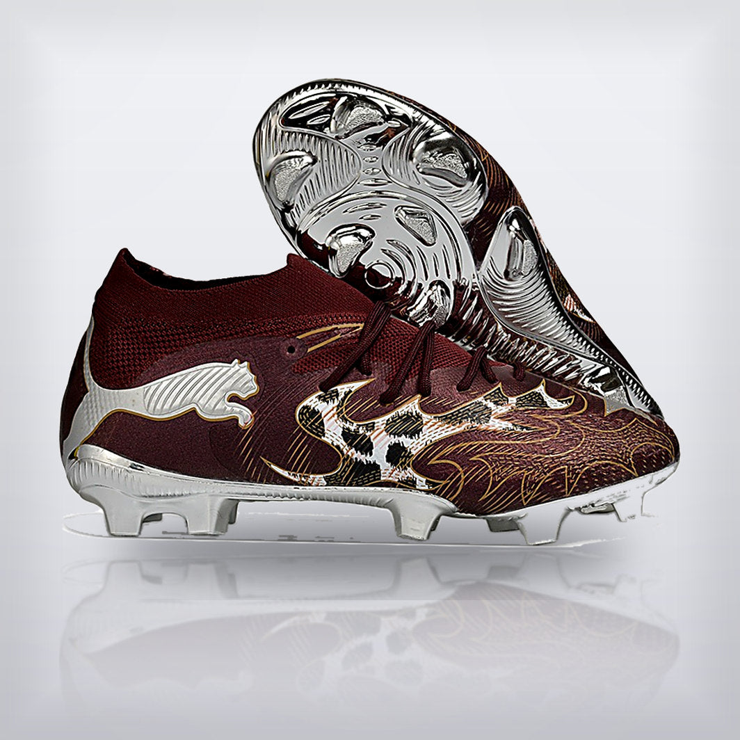 Tachos Future 9 Ultimate FG Café Animal Print — X Cleats MX