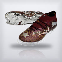 Tachos Future 9 Ultimate FG Café Animal Print, vista 4 — X Cleats MX