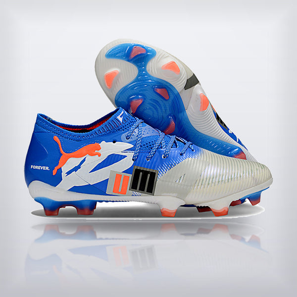 Tachos Future 9 Ultimate Low FG Azul Naranja — X Cleats MX