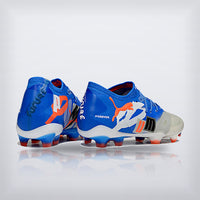 Tachos Future 9 Ultimate Low FG Azul Naranja, vista 2 — X Cleats MX