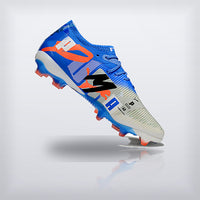 Tachos Future 9 Ultimate Low FG Azul Naranja, vista 3 — X Cleats MX