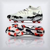 Tachos Future 8 Ultimate FG Blanco Negro, vista 2 — X Cleats MX
