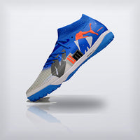 Tachos Future 8 Ultimate TF Azul Naranja, vista 3 — X Cleats MX