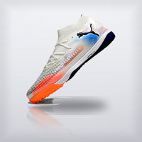 Tachos Future 8 Ultimate TF Blanco Naranja Marino, vista 3 — X Cleats MX