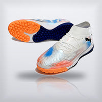 Tachos Future 8 Ultimate TF Blanco Naranja Marino, vista 4 — X Cleats MX
