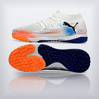 Tachos Future 8 Ultimate TF Blanco Naranja Marino, vista 6 — X Cleats MX