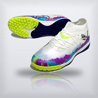 Tachos Future 8 Ultimate TF Blanco Volt Morado, vista 2 — X Cleats MX
