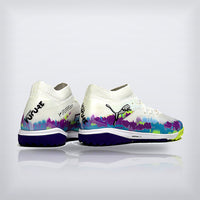 Tachos Future 8 Ultimate TF Blanco Volt Morado, vista 3 — X Cleats MX