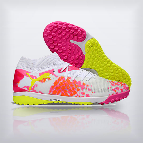 Tachos Future 8 Ultimate TF Blanco Rosa Volt — X Cleats MX