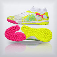 Tachos Future 8 Ultimate TF Blanco Rosa Volt, vista 2 — X Cleats MX