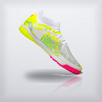Tachos Future 8 Ultimate TF Blanco Rosa Volt, vista 3 — X Cleats MX