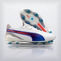 Tachos King Ultimate FG Blanco Azul — X Cleats MX