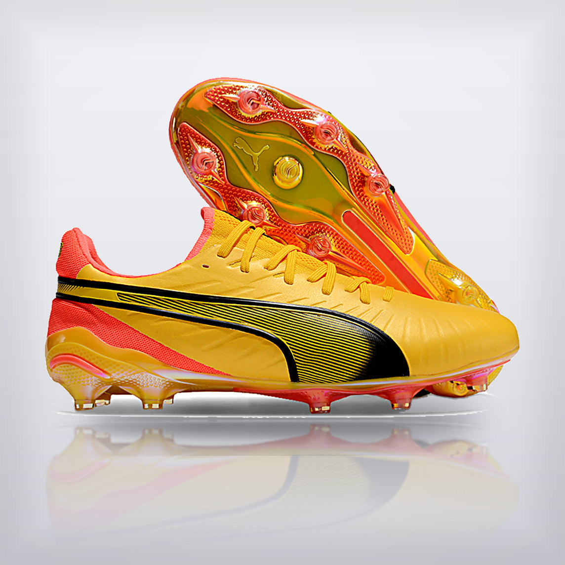 Tachos King Ultimate FG Amarillo Rosa — X Cleats MX