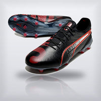 Tachos King Ultimate FG Negro Rojo, vista 4 — X Cleats MX