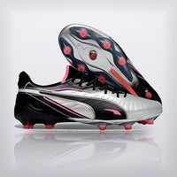 Tachos King Ultimate FG Negro Plata Rosa — X Cleats MX