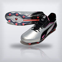 Tachos King Ultimate FG Negro Plata Rosa, vista 6 — X Cleats MX
