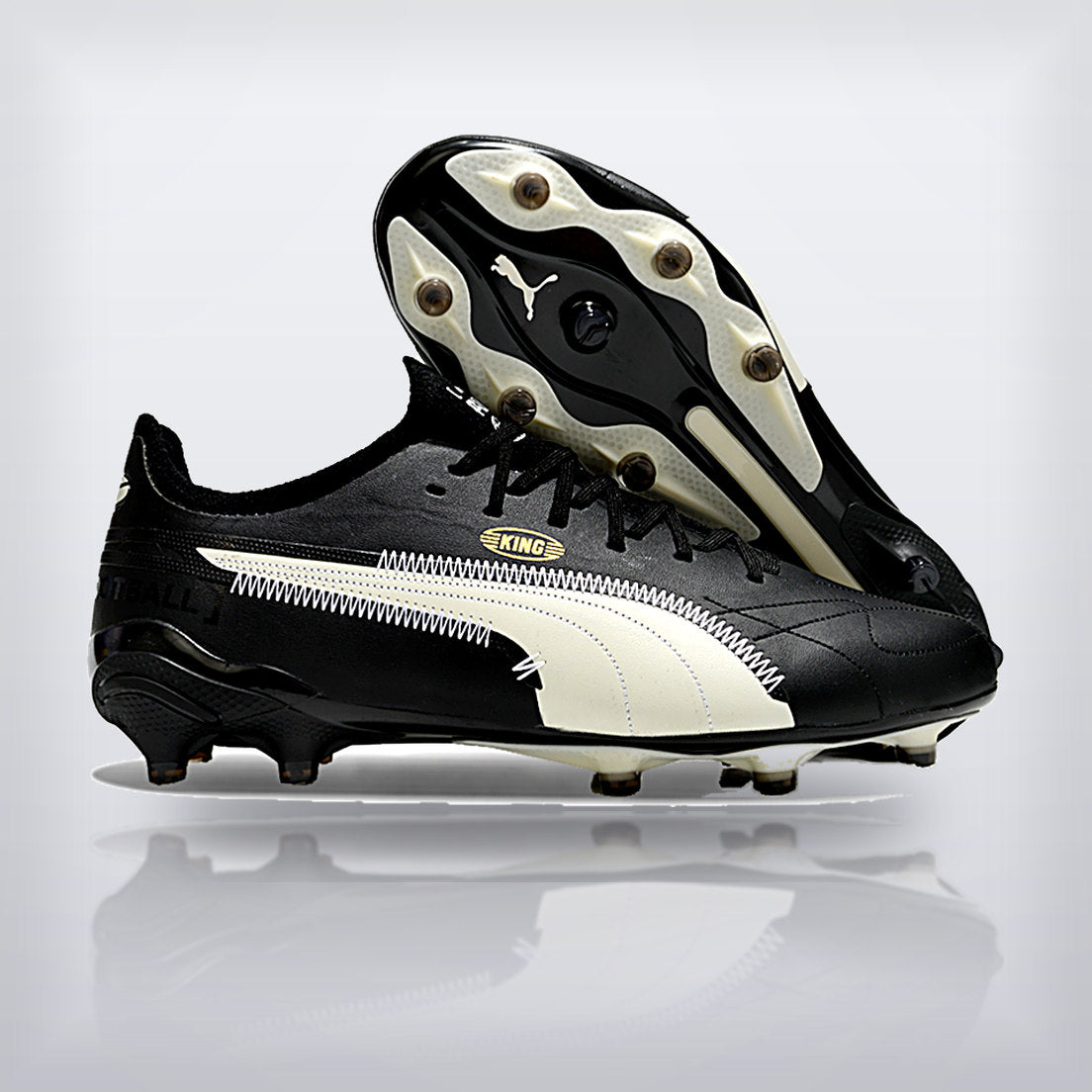 Tachos King Ultimate FG Negro Blanco — X Cleats MX