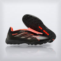 Tachos Predator Elite Fold-Over Tongue TF Negro Coral, vista 6 — X Cleats MX