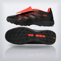 Tachos Predator Elite Fold-Over Tongue TF Negro Coral, vista 7 — X Cleats MX