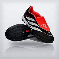 Tachos Predator Elite Fold-Over Tongue TF Negro Blanco Coral, vista 3 — X Cleats MX