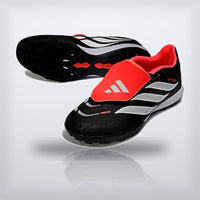 Tachos Predator Elite Fold-Over Tongue TF Negro Blanco Coral, vista 4 — X Cleats MX
