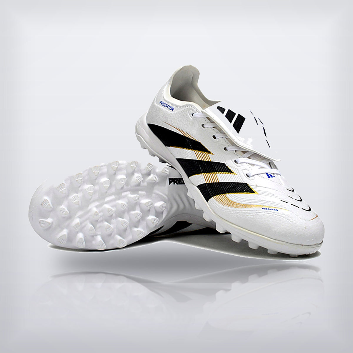Tachos Predator League FT TF Blanco Dorado — X Cleats MX