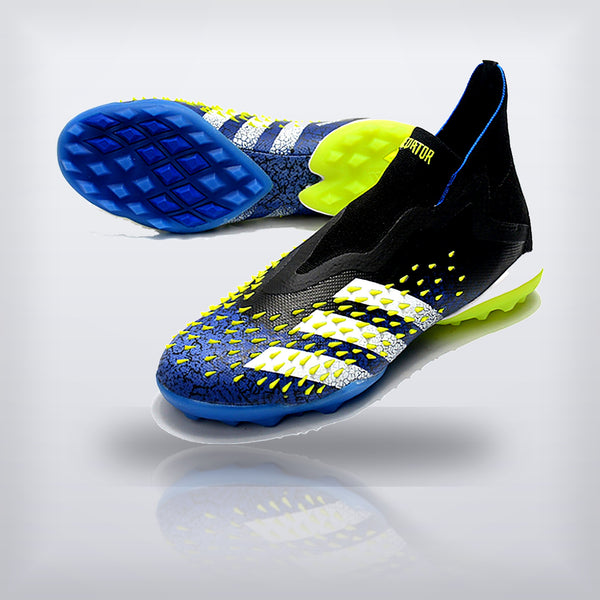 Tachos Predator Freak+ TF Azul Volt — X Cleats MX