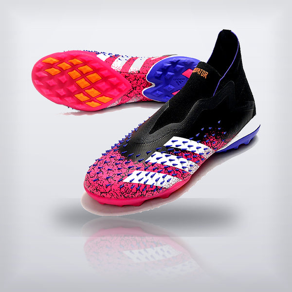 Tachos Predator Freak+ TF Rosa Morado — X Cleats MX