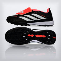 Tachos Predator Elite Fold-Over Tongue TF Negro Blanco Coral, vista 7 — X Cleats MX