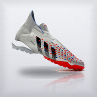 Tachos Predator Freak+ TF Blanco Azul Rojo, vista 2 — X Cleats MX